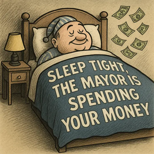 Dormi liniștit, Primarul cheltuiește banii tăi!
